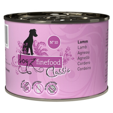 Dogz Finefood Classic N.10 Jagnięcina puszka 200g