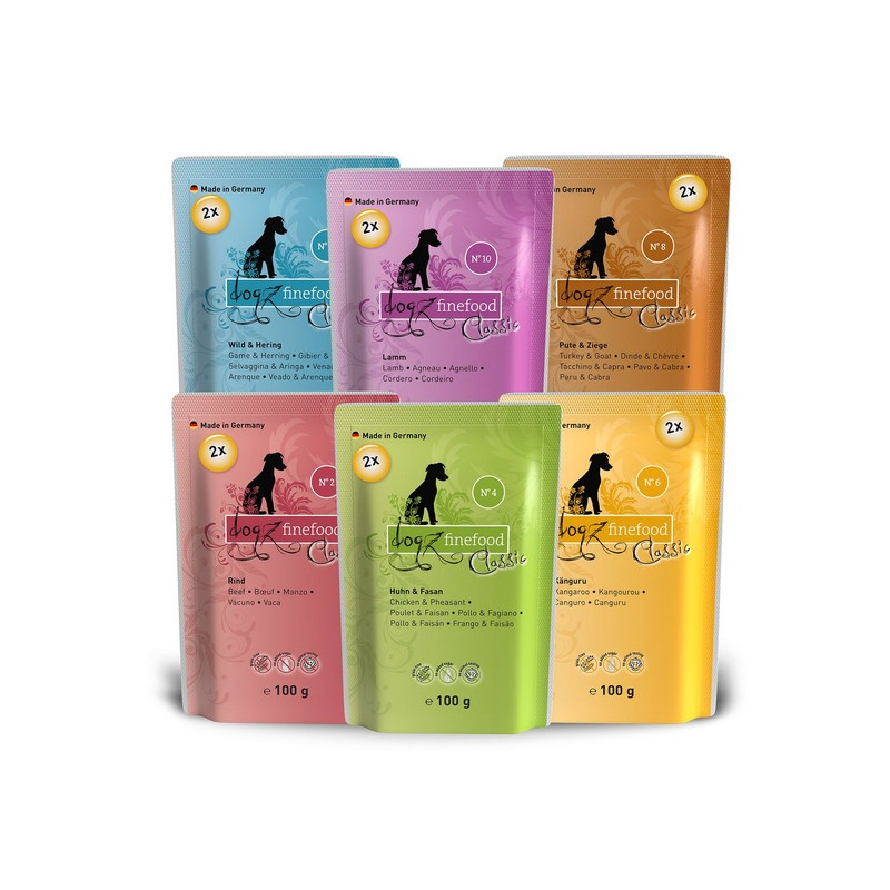 Dogz Finefood Classic Multipack N.02-12 saszetki 12x100g