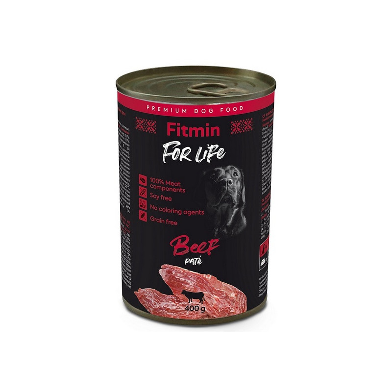 Fitmin Dog For Life Beef puszka 400g