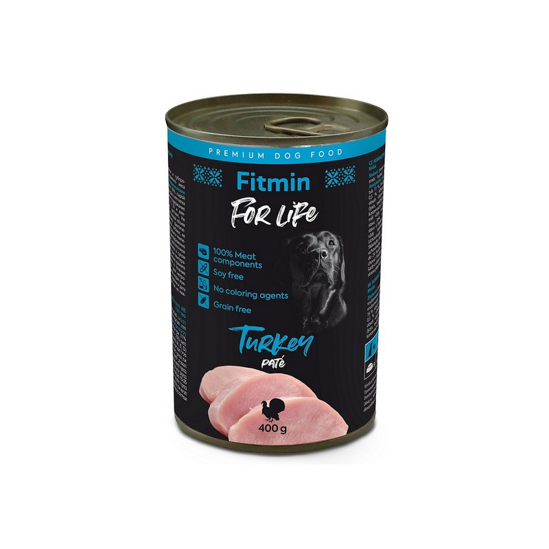 Fitmin Dog For Life Turkey puszka 400g