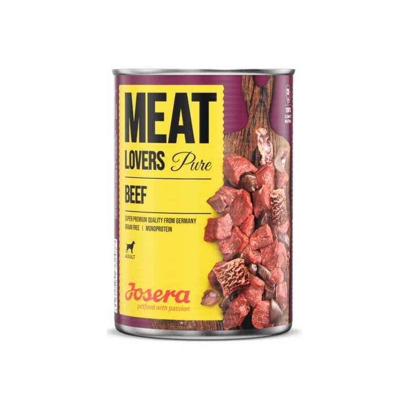 Josera Meat Lovers Pure Wołowina puszka 400g