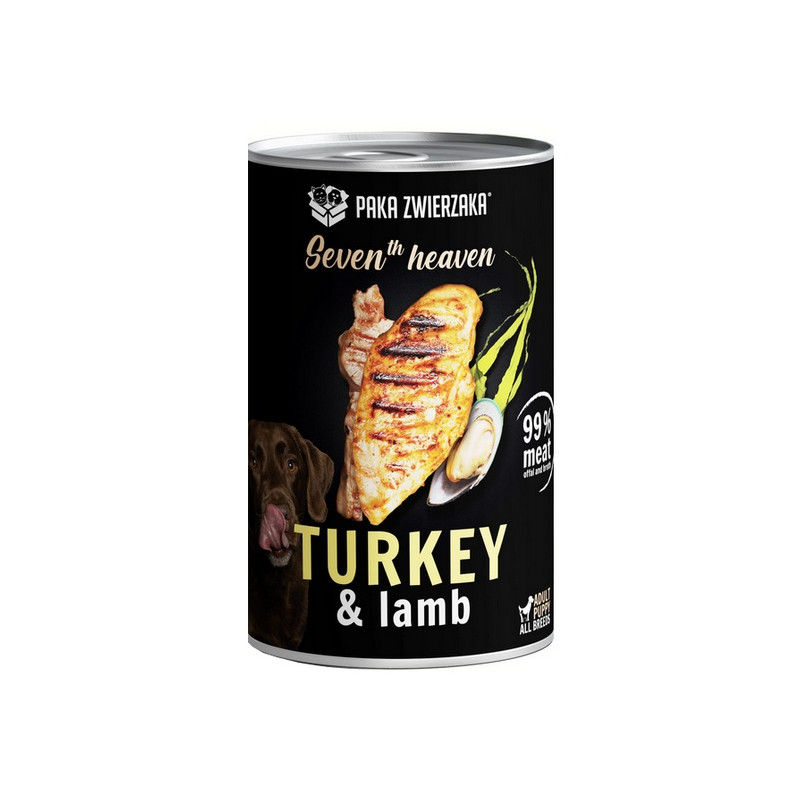 Paka Zwierzaka Seventh Heaven Turkey & Lamb puszka 400g