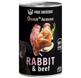 Paka Zwierzaka Seventh Heaven Rabbit & Beef puszka 400g