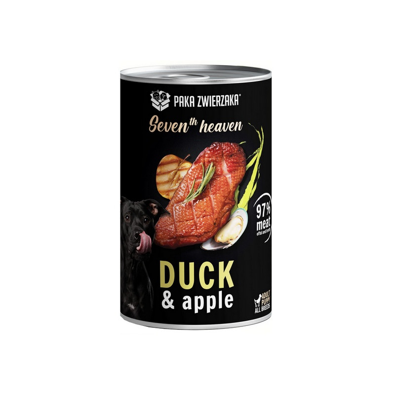 Paka Zwierzaka Seventh Heaven Duck & Apple puszka 400g