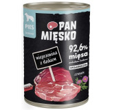 Pan Mięsko Karma mokra dla psa Wieprzowina z dzikiem puszka 400g