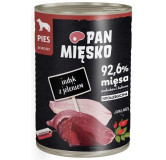 Pan Mięsko Karma mokra dla psa Indyk z jeleniem puszka 400g