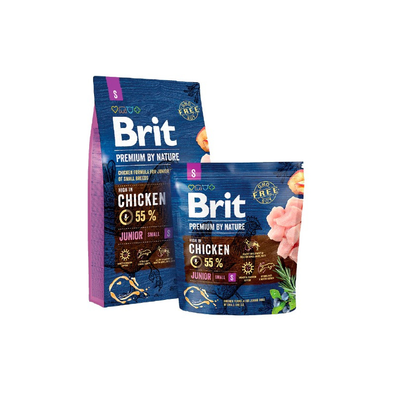 Brit Premium By Nature Junior S Small 1kg