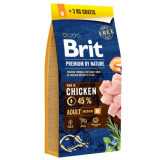 Brit Premium By Nature Adult M Medium 18kg (15+3kg gratis)