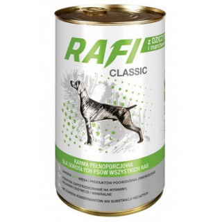 Rafi Pies Classic Dziczyzna i marchewka w sosie 1240g