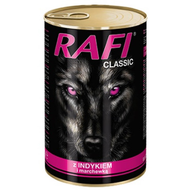 Rafi Pies Classic Indyk i marchewka w sosie 1240g