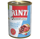 Rinti Kennerfleisch Geflugelherzen pies - serca drobiowe puszka 400g