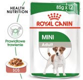 Royal Canin Mini Adult karma mokra w sosie dla psów dorosłych, ras małych saszetka 85g