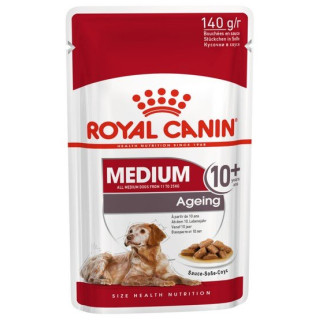 Royal Canin Medium Ageing 10+ karma mokra w sosie dla psów dojrzałych po 10 roku życia, ras średnich saszetka 140g