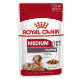 Royal Canin Medium Ageing 10+ karma mokra w sosie dla psów dojrzałych po 10 roku życia, ras średnich saszetka 140g