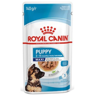 Royal Canin Maxi Puppy karma mokra w sosie dla szczeniąt, od 2 do 15 miesiąca życia, ras dużych saszetka 140g