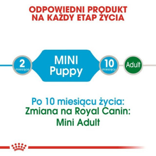 Royal Canin Mini Puppy karma mokra w sosie dla szczeniąt, od 2 do 10 miesiąca życia, ras małych saszetki 4x85g