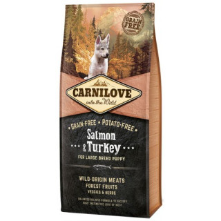 Carnilove Dog Salmon & Turkey Large Puppy - łosoś i indyk 1,5kg