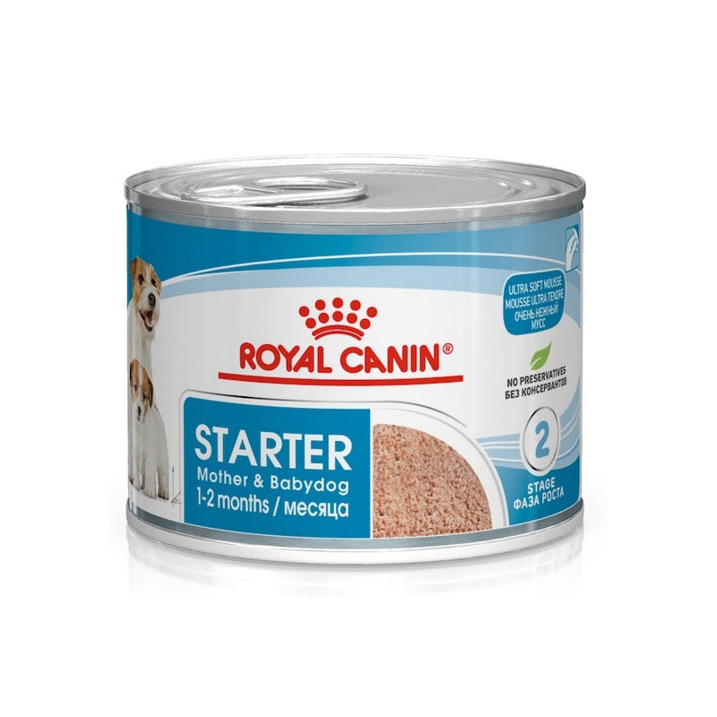 Royal Canin Starter Mother&Babydog karma mokra - mus, dla suk w czasie ciąży, laktacji oraz szczeniąt puszka 195g