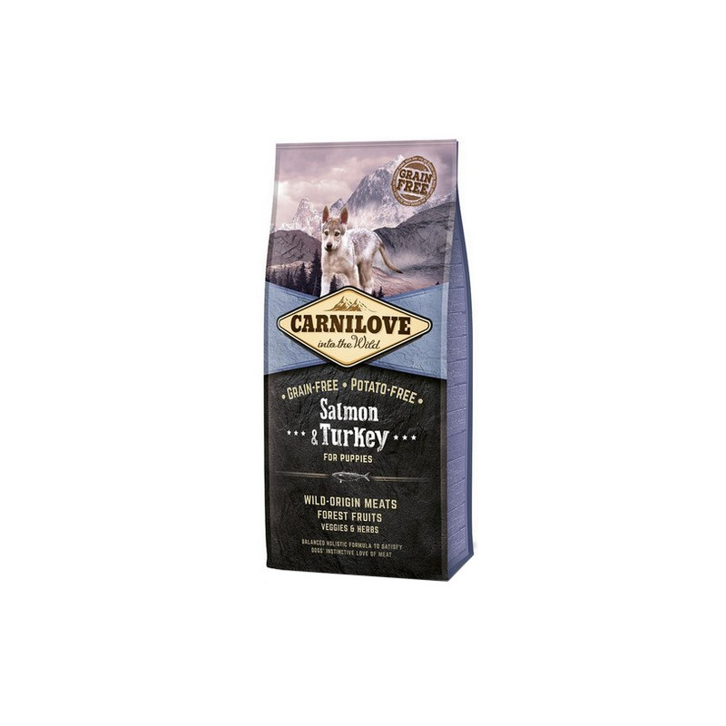 Carnilove Dog Salmon & Turkey Puppy - łosoś i indyk 1,5kg