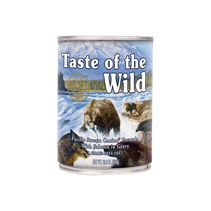 Taste of the Wild Pacific Stream Canine z mięsem z łososia puszka 390g