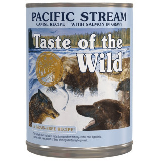 Taste of the Wild Pacific Stream Canine z mięsem z łososia puszka 390g