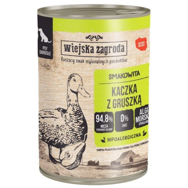 Wiejska Zagroda Kaczka z gruszką puszka 400g