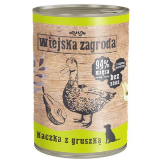 Wiejska Zagroda Kaczka z gruszką puszka 400g