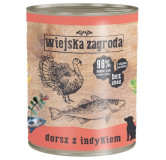 Wiejska Zagroda Dorsz z indykiem puszka 800g