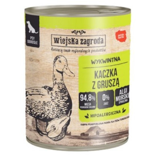 Wiejska Zagroda Kaczka z gruszką puszka 800g