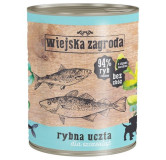 Wiejska Zagroda Rybna uczta Puppy puszka 800g