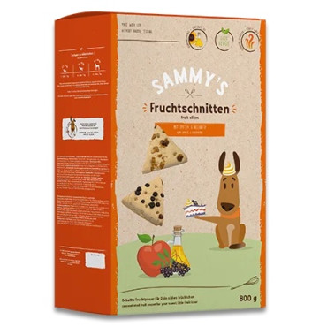 Sammy's Fruit Slices Owocowe Trójkąty 800g