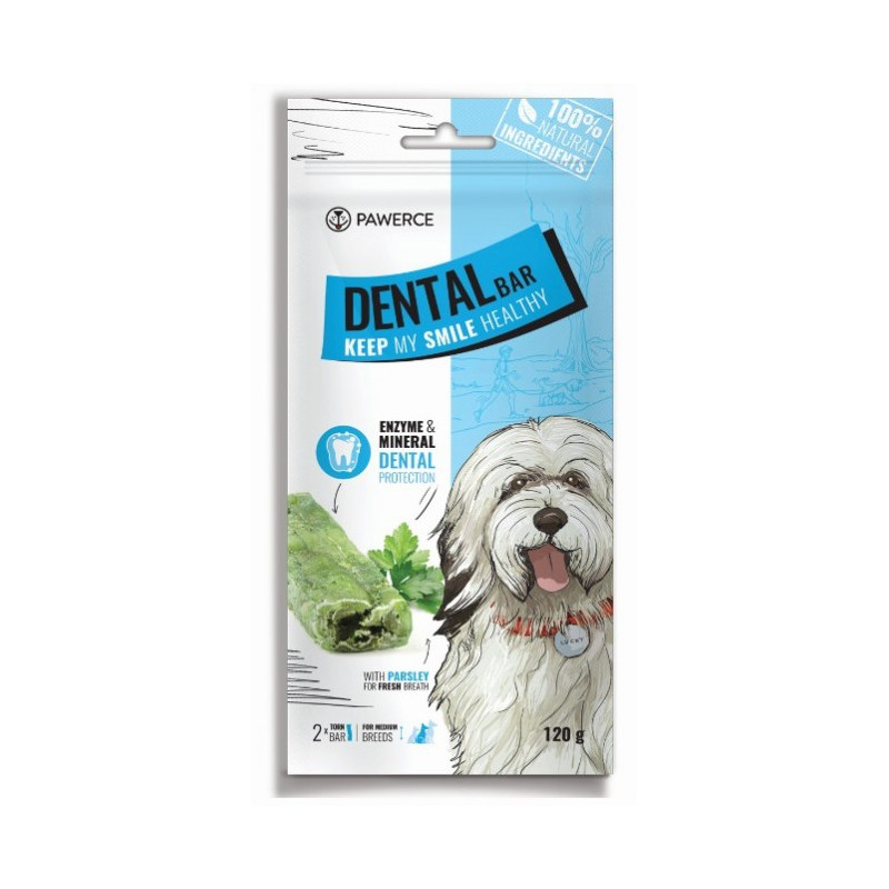 Pawerce Dental Bar Medium Breeds 2szt/op 120g