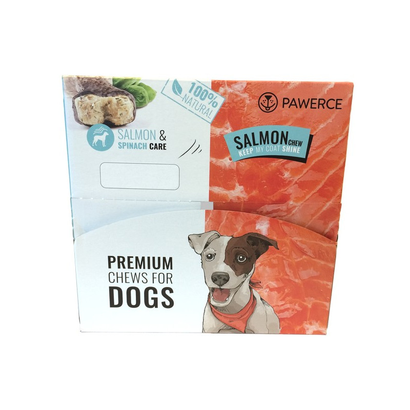 Pawerce Salmon Bone Large Breeds display 12x115g