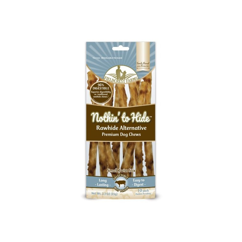 Nothin' to Hide Small Twix Sticks - małe skręcane patyczki wołowina 10szt/65g