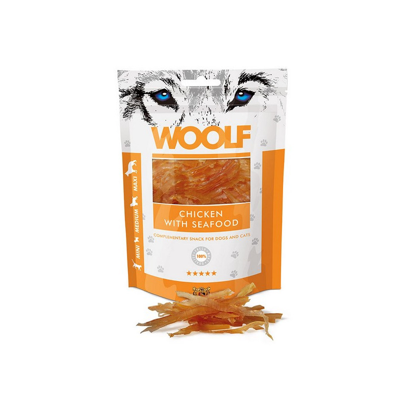 Woolf Chicken With Seafood 100g