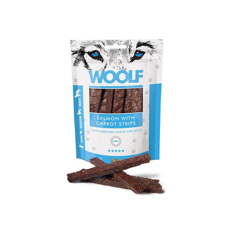 Woolf Salmon With Carrot Strips 100g