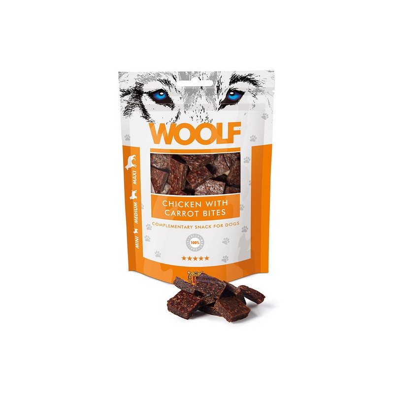 Woolf Chicken With Carrot Bites 100g