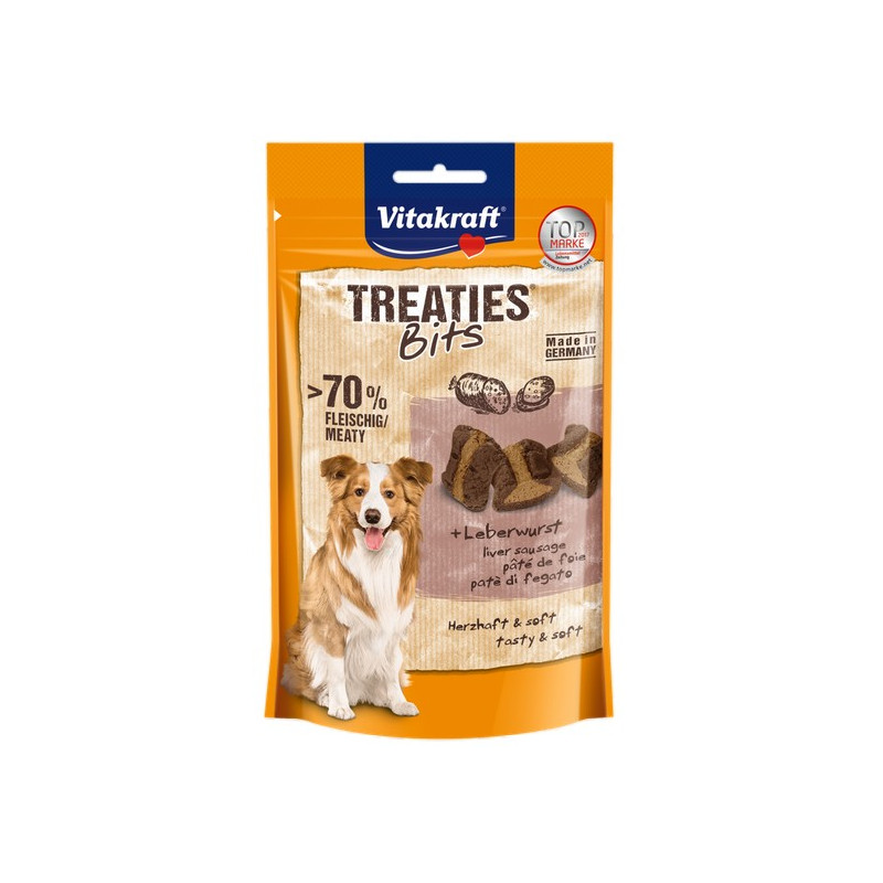 Vitakraft Dog Treaties Bits - Smaczne Kawałki - wątroba 120g [2328807]