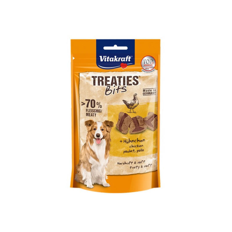 Vitakraft Dog Treaties Bits - Smaczne Kawałki - kurczak 120g [2328808]