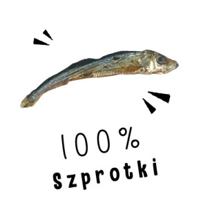 Paka Zwierzaka Szprotki 100% 60g