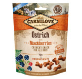 Carnilove Dog Snack Fresh Crunchy Ostrich+Blackberries 200g