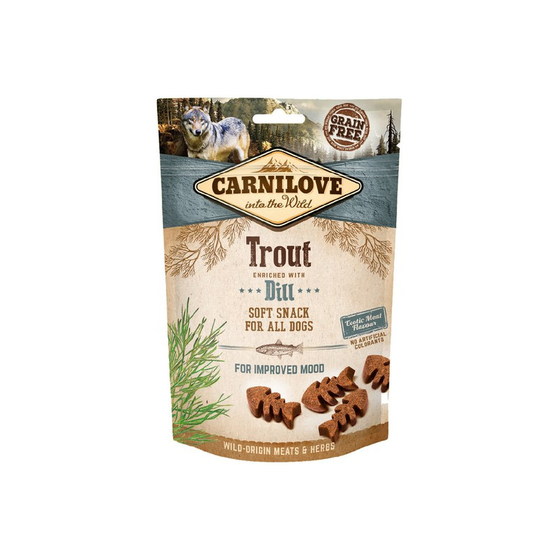 Carnilove Dog Snack Fresh Soft Trout+Dill 200g