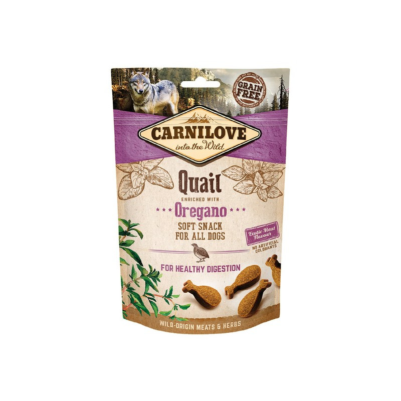 Carnilove Dog Snack Fresh Soft Quail+Oregano 200g