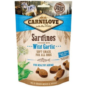 Carnilove Dog Snack Fresh Soft Sardines+Wild Garlic 200g