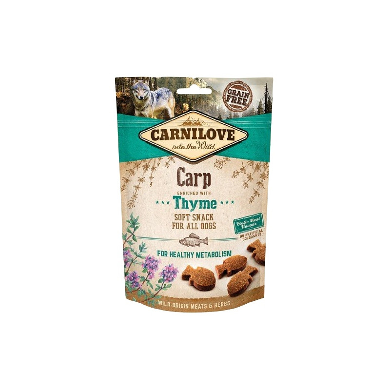 Carnilove Dog Snack Fresh Soft Carp+Thyme 200g