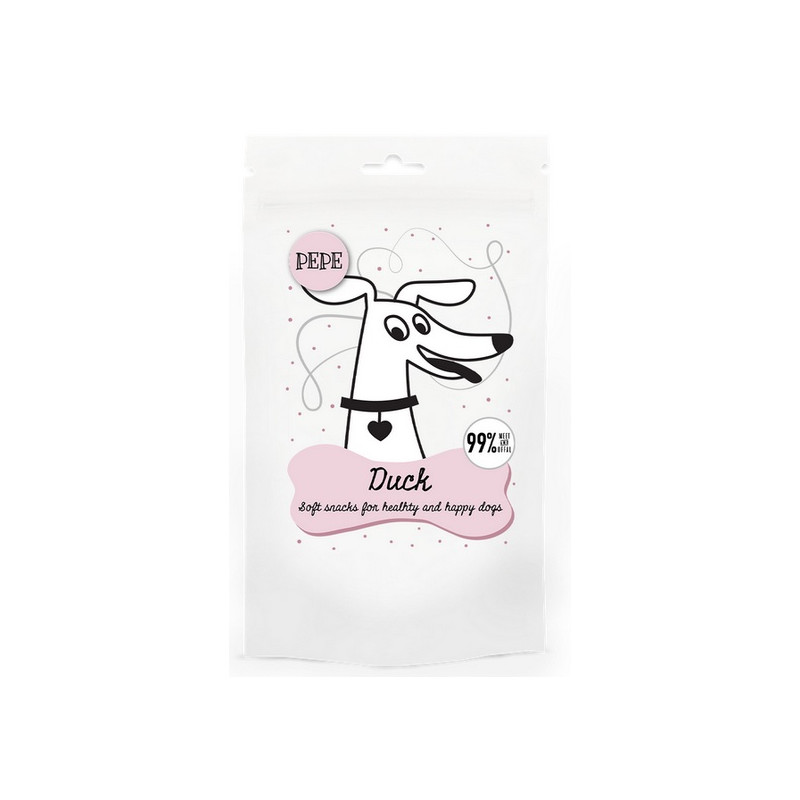 Paka Zwierzaka PEPE Mini Chunkies Duck (kaczka) 70g