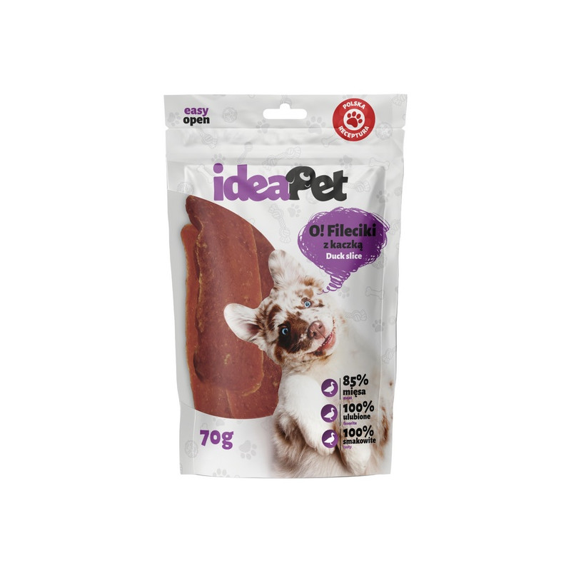 IdeaPet O! Fileciki z kaczką 70g