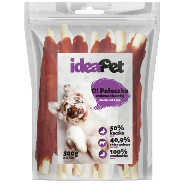 IdeaPet Pałeczka wołowa z kaczką 500g