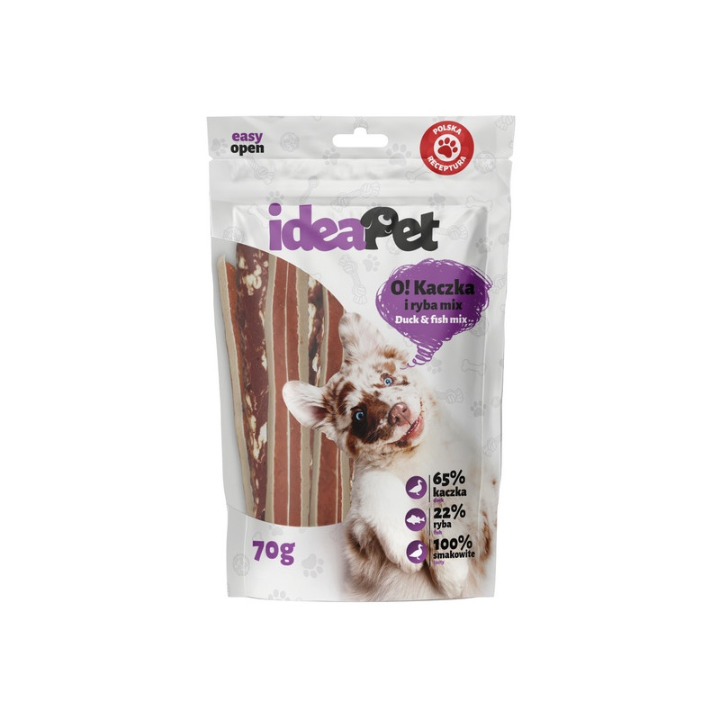 IdeaPet O! Kaczka i ryba mix 70g