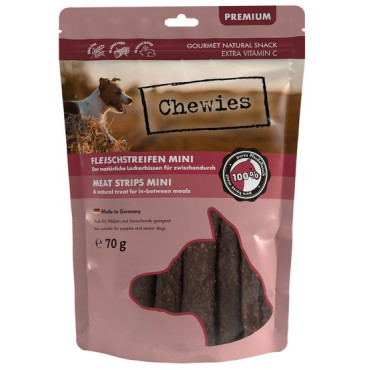 Chewies Meat Strips Mini Konina 70g